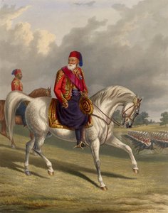 Portret van Ibrahim Pasha, Egyptisch staatsman en generaal