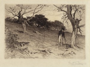 Oude New England Boomgaard door George Henry Smillie