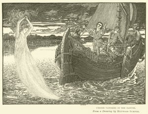 Undine verdwijnt in de Donau door George Heywood Maunoir Sumner
