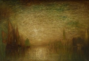 Venetiaanse Zonsondergang door George Hirst Bogert