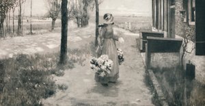 Bloemenmeisje in Nederland, 1887, 1912