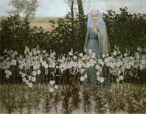 De annunciatie, 1887 door George Hitchcock