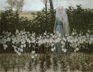 De annunciatie, 1887 door George Hitchcock