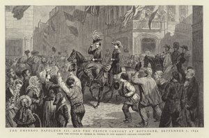 De Keizer Napoleon III en de Prins-Gemaal in Boulogne, 7 September 1854 door George Housman Thomas
