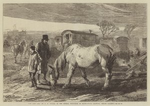 Het Laatste Lot, in de Algemene Tentoonstelling van Aquareltekeningen, Dudley Gallery