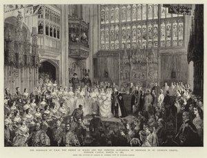 Het Huwelijk van ZKH De Prins van Wales en de Prinses Alexandra van Denemarken in St George