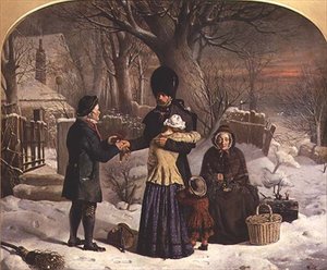 Het afscheid van de soldaat