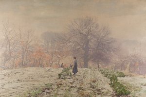 Winterochtend door George Houston