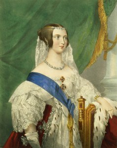 Hare Meest Genadige Majesteit, Koningin Victoria (1819-1901) gegraveerd door James Henry Lynch