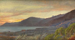 Uitzicht vanaf Bordighera, 1882 door George Howard