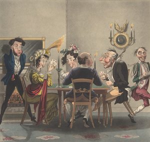 Een Echte Rubber! Bij Whist, ca. 1825