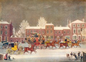 Nadering van Kerstmis, ca. 19e eeuw door George Hunt