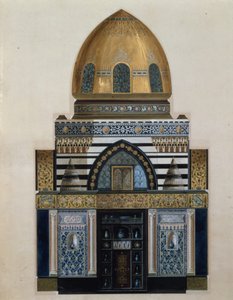 Ontwerp voor de Arabische Hal in Leighton House, Londen, 1880