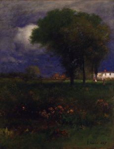 Middag in september door George Inness