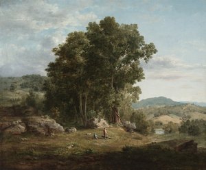 De Houthakker door George Inness