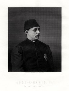 Abd-ul-Hamid II, laatste Sultan van het Ottomaanse Rijk, 19e eeuw door George J. Stodart