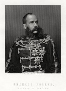 Frans Jozef, keizer van Oostenrijk, 19e eeuw door George J. Stodart