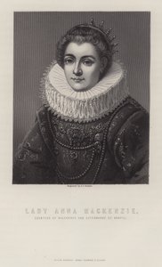 Lady Anna Mackenzie, Gravin van Balcarres en later van Argyll door George J. Stodart