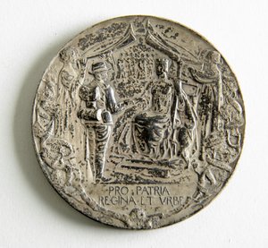 Medaille ter herdenking van de terugkeer van de City Imperial Volunteers uit de Boerenoorlog door George James Frampton