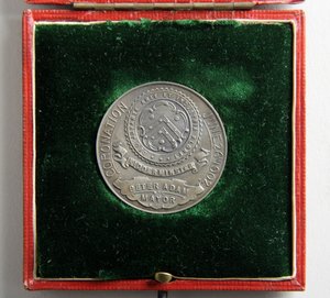 Medaille ter herdenking van de Kroning van Edward VII en Koningin Alexandra door George James Frampton