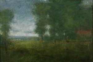 Rand van het bos, ca. 1890 door George Jnr. Inness