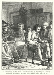 Illustratie voor The Vicar of Wakefield door George John Pinwell