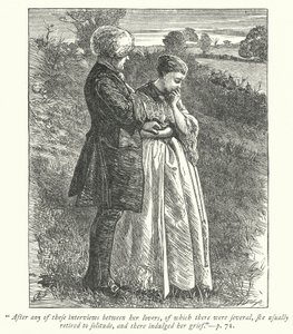 Illustratie voor De Pastoor van Wakefield door George John Pinwell