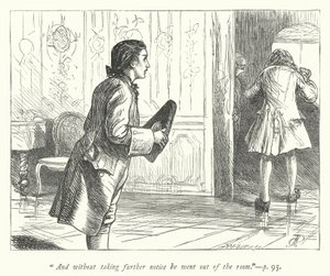 Illustratie voor De Pastoor van Wakefield door George John Pinwell