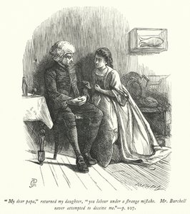 Illustratie voor De Pastoor van Wakefield door George John Pinwell