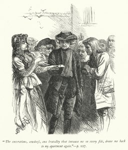 Illustratie voor The Vicar of Wakefield (gravure) door George John Pinwell