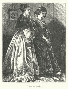 Illustratie voor The Vicar of Wakefield (gravure) door George John Pinwell