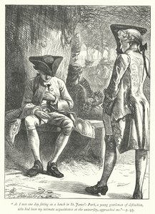 Illustratie voor The Vicar of Wakefield (gravure) door George John Pinwell