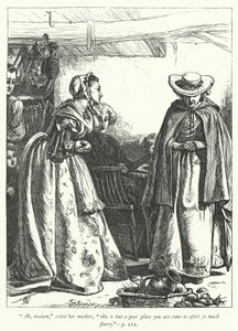 Illustratie voor The Vicar of Wakefield (gravure) door George John Pinwell