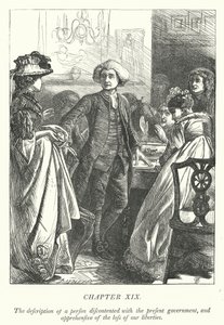 Illustratie voor The Vicar of Wakefield (gravure) door George John Pinwell