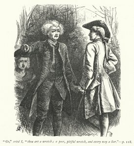 Illustratie voor The Vicar of Wakefield (gravure) door George John Pinwell