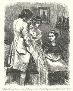 Illustratie voor The Vicar of Wakefield (gravure)