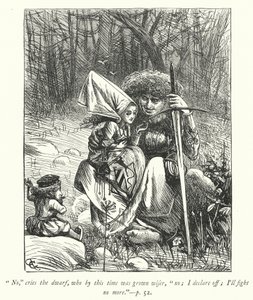 Illustratie voor The Vicar of Wakefield (gravure) door George John Pinwell