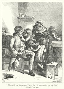 Illustratie voor The Vicar of Wakefield (gravure)