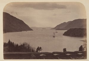 Hudson River gezien vanaf de United States Military Academy in West Point, New York, 1867