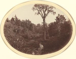 Landschap bij Williams College door George Kendall Warren