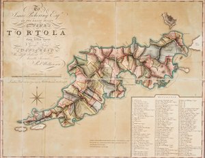 Plan van Tortola van onderzoek door George King door George King