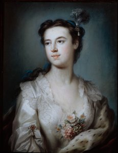 Portret van Lady Dorothy Boyle, Gravin van Euston door George Knapton