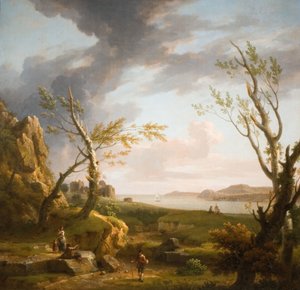 De monding van een estuarium, 1760
