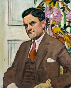 Dr. Tom J Honeyman, Directeur van Glasgow Kunstgalerijen 1939-54, c.1930 door George Leslie Hunter