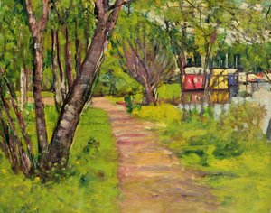 Het Pad, Loch Lomond door George Leslie Hunter