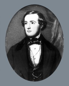 Portret van een Heer, ca. 1845-1850 door George Lethbridge Saunders