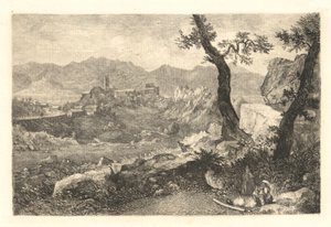 Een uitzicht nabij Rome door George Loring Brown