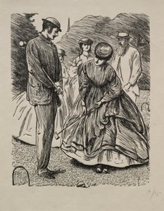 Hoe het spel niet te spelen, 1865 door George Louis Palmella Busson Du Maurier