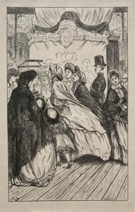 Juwelen - Op de Grote Tentoonstelling, 1862 door George Louis Palmella Busson Du Maurier