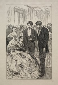 Veel drukte om niets, 1866 door George Louis Palmella Busson Du Maurier